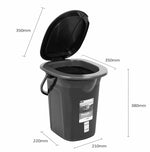 Toaletă de călătorie GB320BG neagră și verde