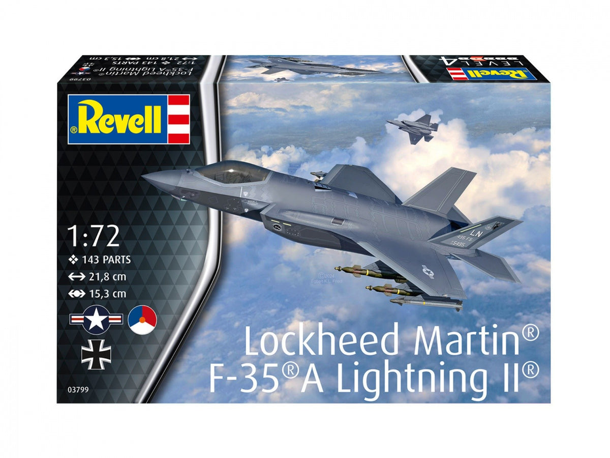Kit de model din plastic Lockheed Martin F-35A Lightning II 1/72