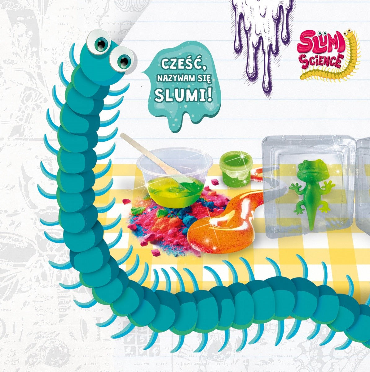 Set științific Slumi - Cameleon pufos