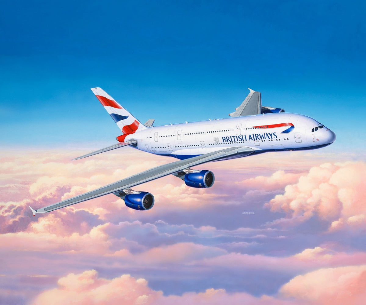 Machetă din plastic British Airways A-380-800