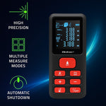 Telemetru laser digital | LCD iluminat din spate | 50 m