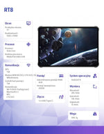Tabletă RT8 6/256GB IP69K neagră
