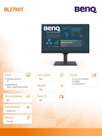 Monitor LED BL2790T de 27 de calibre, 5ms/IPS/HDMI/100Hz