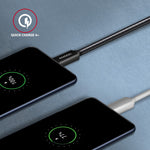 BUCM32-CM05AB Cablu USB-C - USB-C 3.2 Gen 2 0.5m, PD 100W, 5A, 4K HD, ALU, Împletit, Negru
