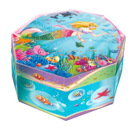 Cutie muzicală octogonală Pecoware - Sirenă