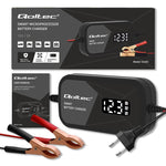 Încărcător inteligent cu microprocesor 12V | 2A | Redresor cu funcție de regenerare a celulelor pentru baterii AGM cu gel | LCD