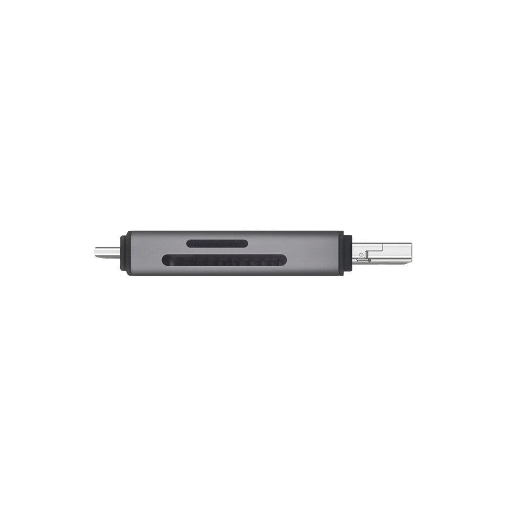 Cititor de carduri SD 3 în 1, USB-C + USB-A 2.0 + Micro USB, AK-72