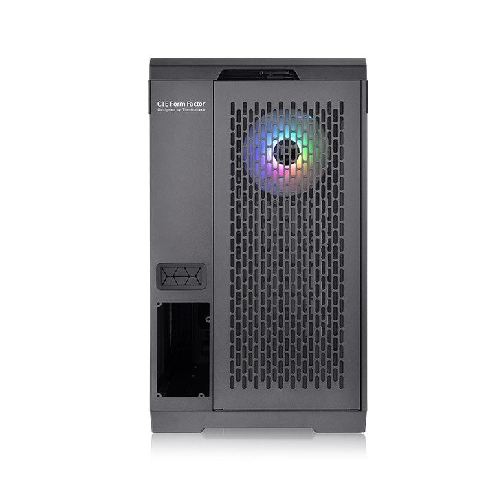 Carcasă CTE C750 Full Tower ARGB, sticlă securizată 14cmx3 - Negru