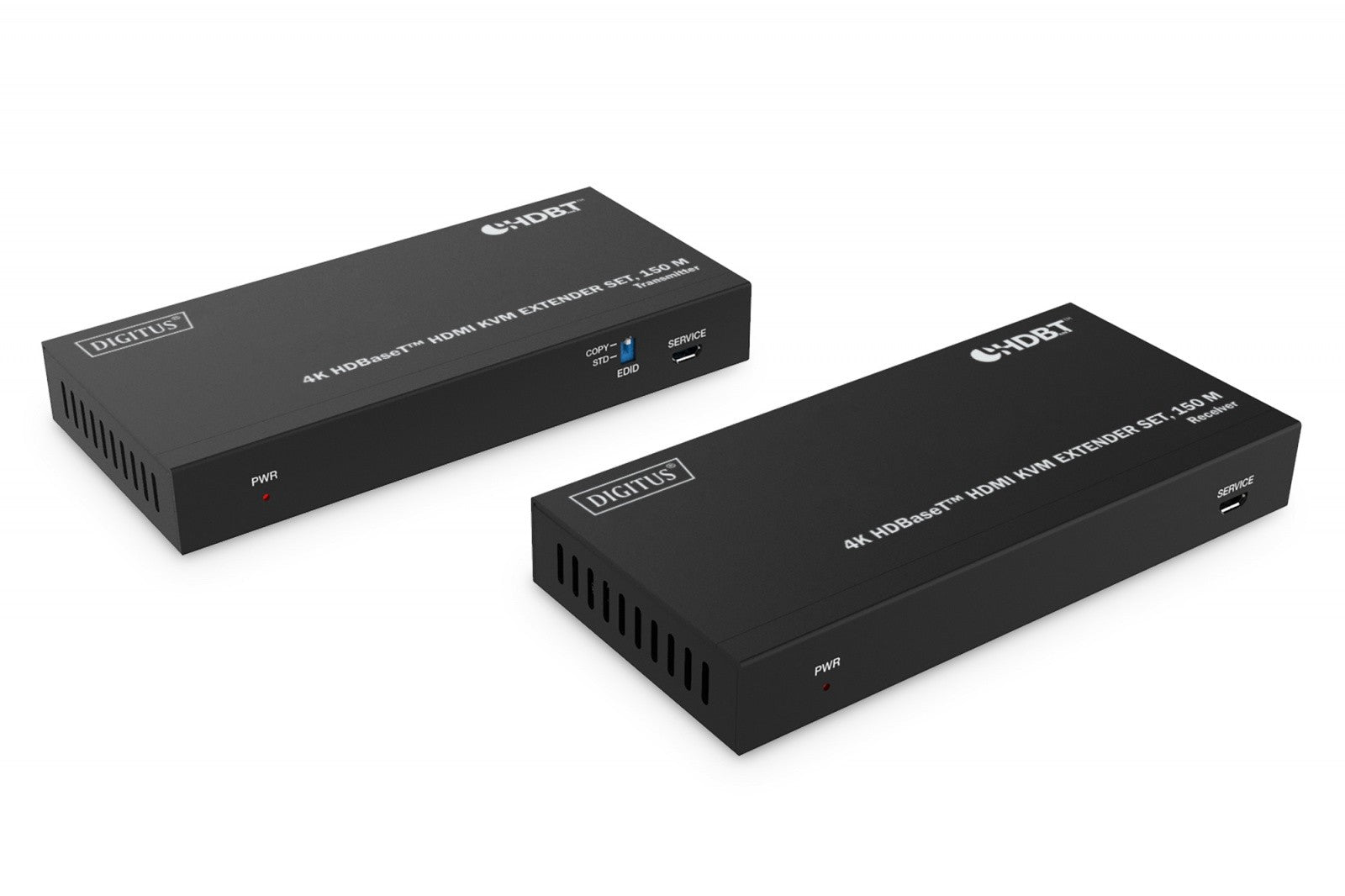 Extender HDMI 4K 60Hz 150m prin cablu torsadat Cat.6A/7/8 HDBaseT HDCP2.2 IR EDID PoC, Kit