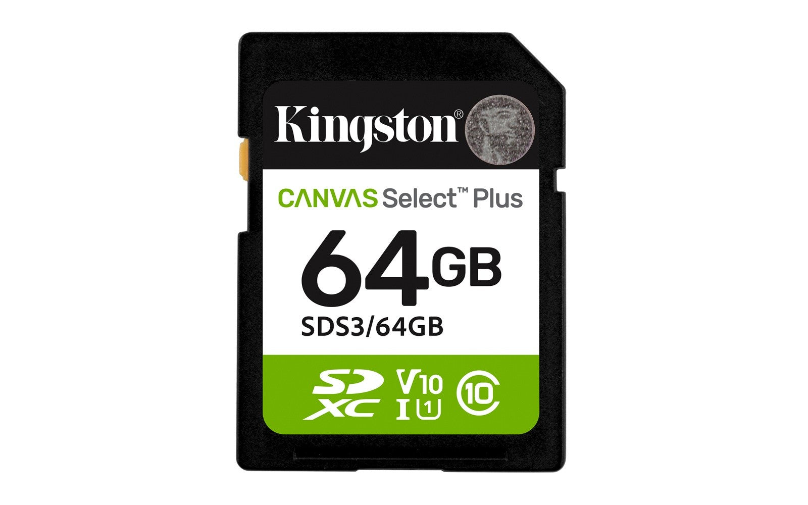 Card de memorie SD Canvas Select Plus Gen3 de 64 GB, 100 MB/s