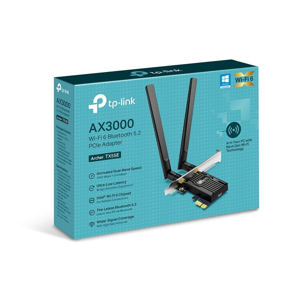 Archer TX55E, WiFi 6, placă de rețea PCI-E AX3000