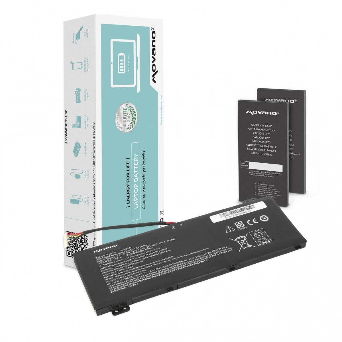 Baterie AP18E7M pentru Acer AN515-54 AN517-51 - 3815 mAh (58.75 Wh)