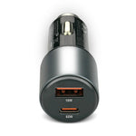 Încărcător auto CC-60Q QC3.0 83W 1X USB + 1X USB-C PD Negru