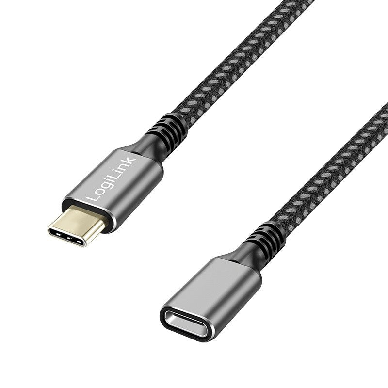 Cablu USB 3.2 gen2 TypeC la USB-C/F, PD, 1m