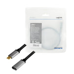 Cablu USB-C M/F, aluminiu 4K/60Hz, 0,5 m