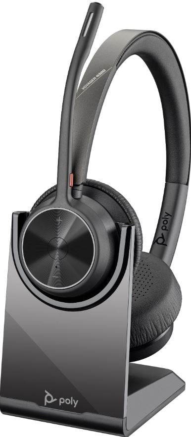 Căști Voyager 4320-MS-Teams USB-C/BT700 + suport de încărcare 77Z32AA