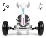 Kart Bolt cu baterii, alb