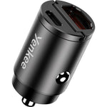 Încărcător auto CAR 02 Power Delivery 30W USB-A, USB-C