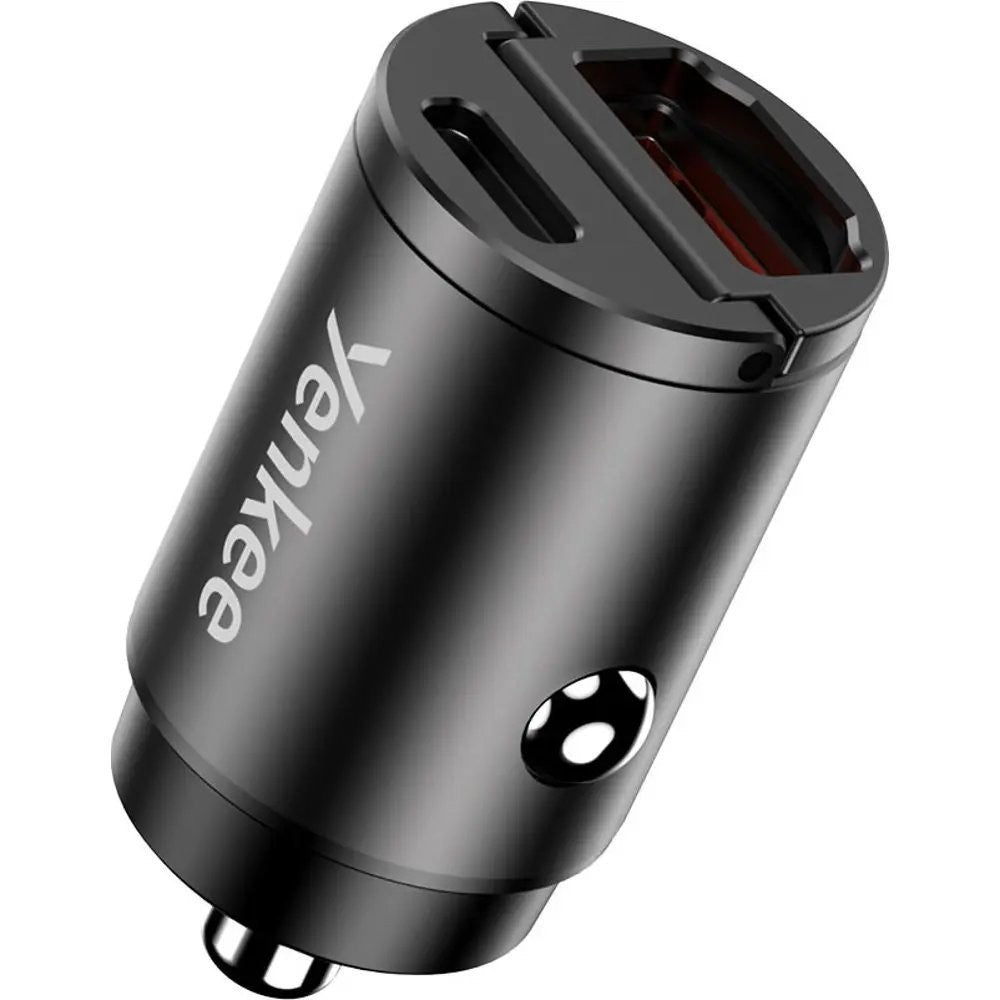 Încărcător auto CAR 02 Power Delivery 30W USB-A, USB-C