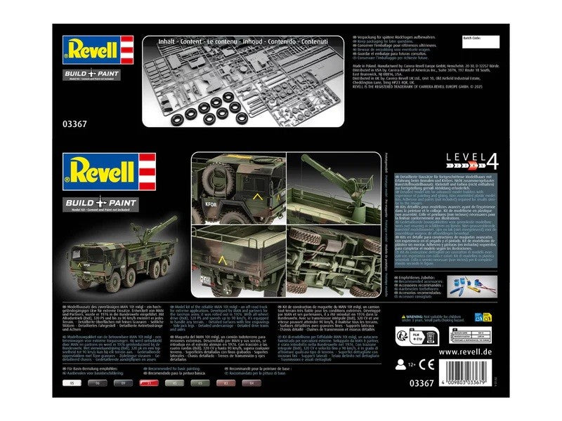 Machetă din plastic camion Man 10T Milgl 8x8 1/35