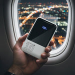 Baterie externă 10000 mAh 2X USB 1X USB-C 22.5W QC4.0 cu afișaj LED