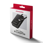 Adaptor ADM2-CM USB3.2 Gen 2 M.2 NVMe/SATA SSD cablu USB-C 10 cm