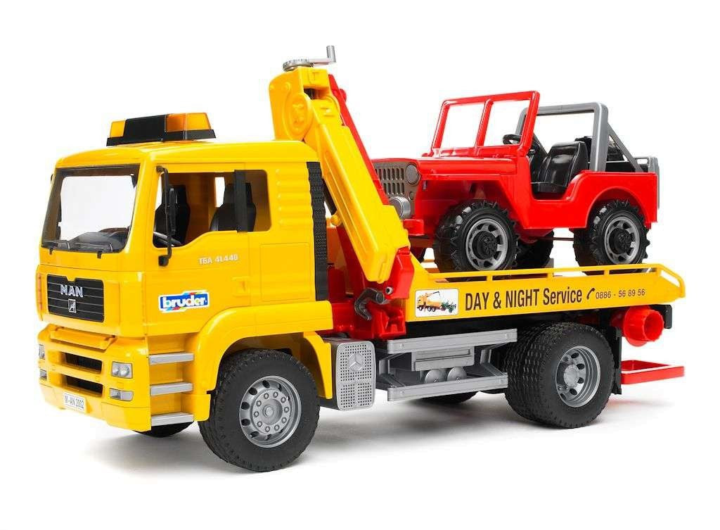 Asistență rutieră cu un Jeep MAN TGA