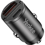 Încărcător auto CAR 02 Power Delivery 30W USB-A, USB-C
