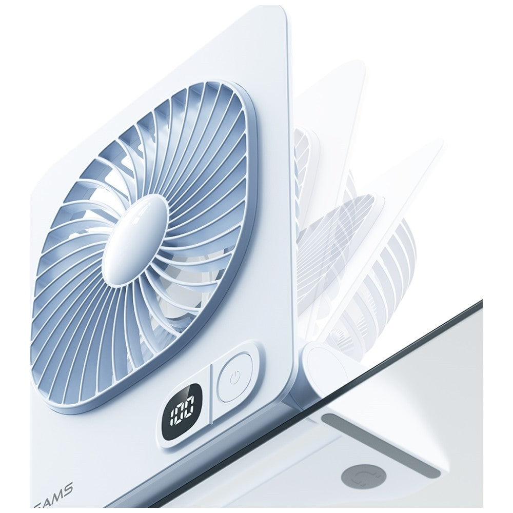Ventilator de birou magnetic, alb