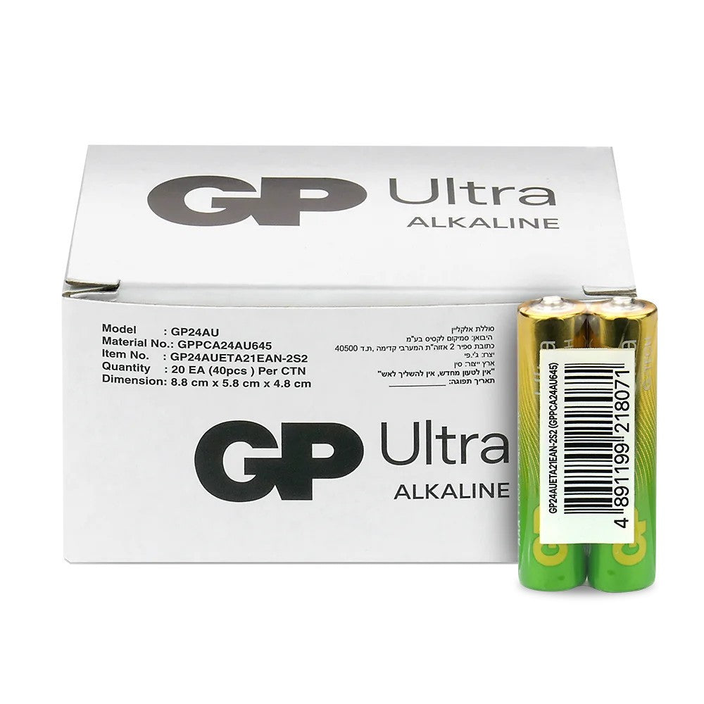 Baterie alcalină LR03/AAA GP ULTRA 40 buc. (G-TECH)