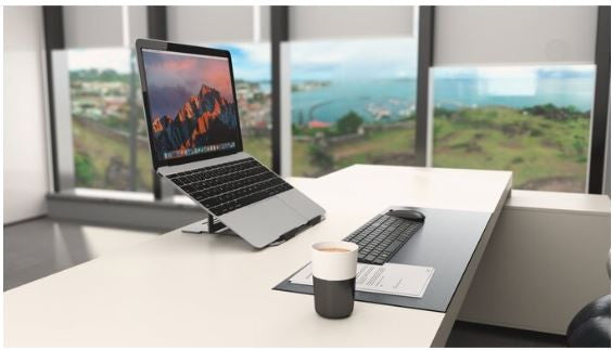 Suport pentru laptop Easy Riser din aluminiu