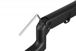 Braț de birou simplu cu clemă și arc cu gaz 1x LCD max. 57" 27kg, VESA: 75x75, 100x100, negru