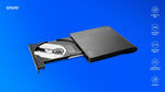Unitate externă subțire CD/DVD R/RW, USB-C/USB-A, AK-59