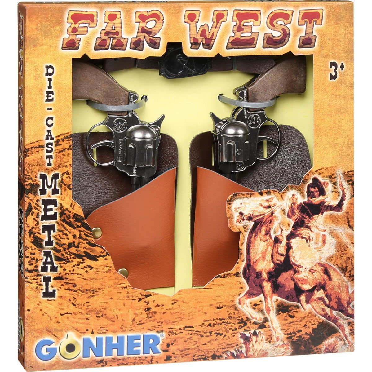 Set revolver cowboy, metal GONHER 147/0