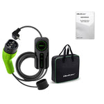 Încărcător mobil pentru mașini electrice EV cu reglare 2 în 1 Tip 2 | Schuko | 3.5kW | 230V | LCD | Portabil | Wallbox | 5m