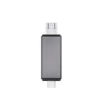 Cititor de carduri SD 3 în 1, USB-C + USB-A 2.0 + Micro USB, AK-72
