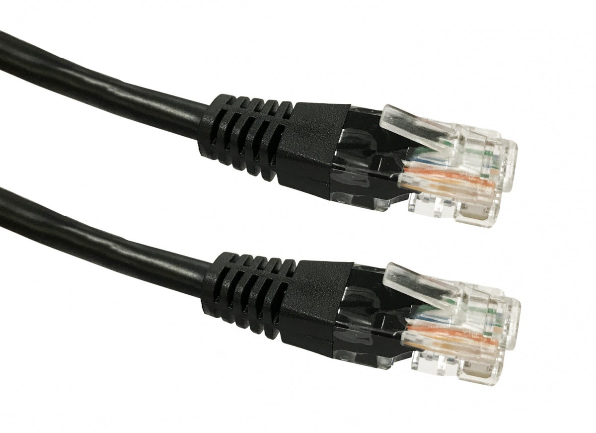 Cablu de conectare din cupru Cat. 5e RJ45 UTP 5m Negru