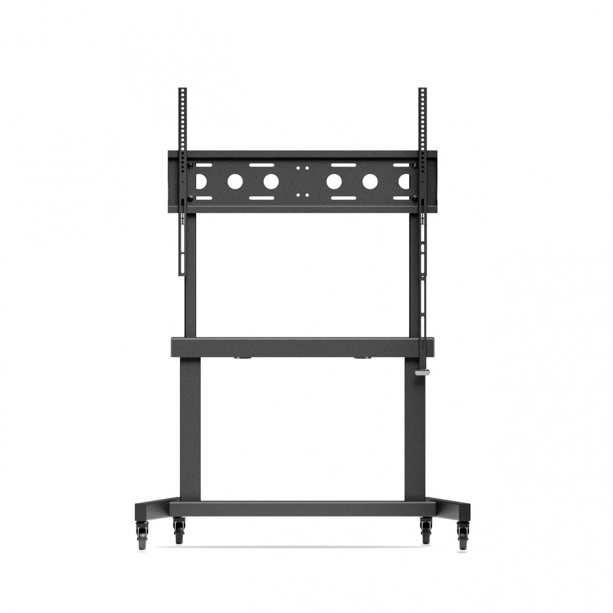 Cărucior MTR200 cu reglare electrică a înălțimii pentru monitoare VESA 800x600 de 55-98 inch, capacitate de încărcare: 80 kg