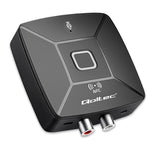 Transmițător-receptor audio HiFi wireless pentru casă și mașină | Bluetooth 6.0 | NFC | 2 x RCA | 1 x AUX MiniJack 3.5mm | Microfon