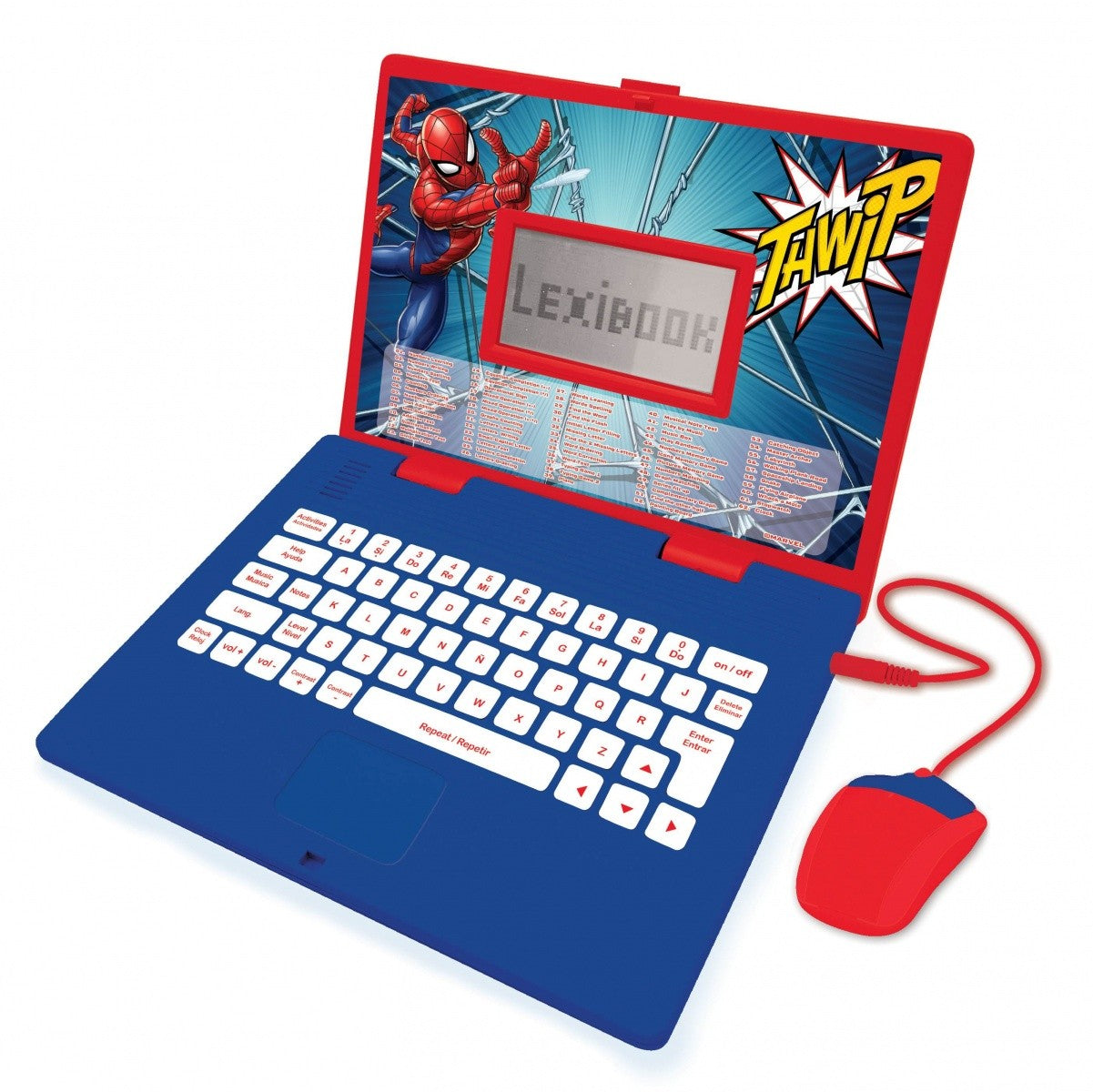 Laptop educațional Spider-Man bilingv PL/ENG 124 activități