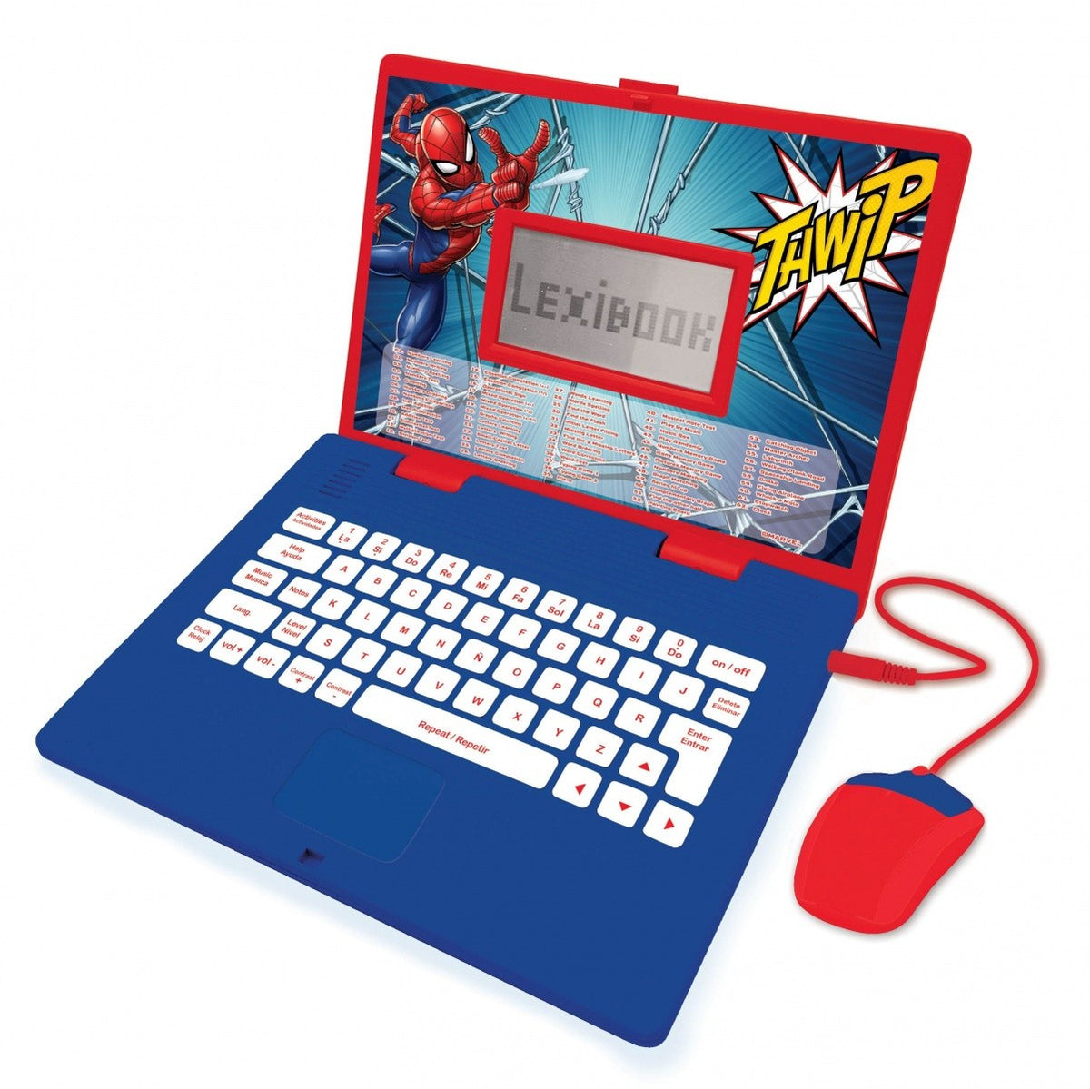 Laptop educațional Spider-Man bilingv PL/ENG 124 activități