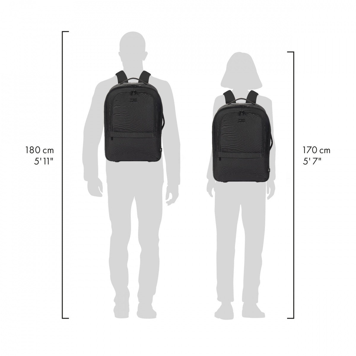 Rucsac Roller Eco CORE 14-16 inci negru