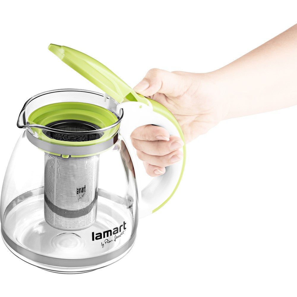 Cană cu infuzor LT7028 verde 1,5L