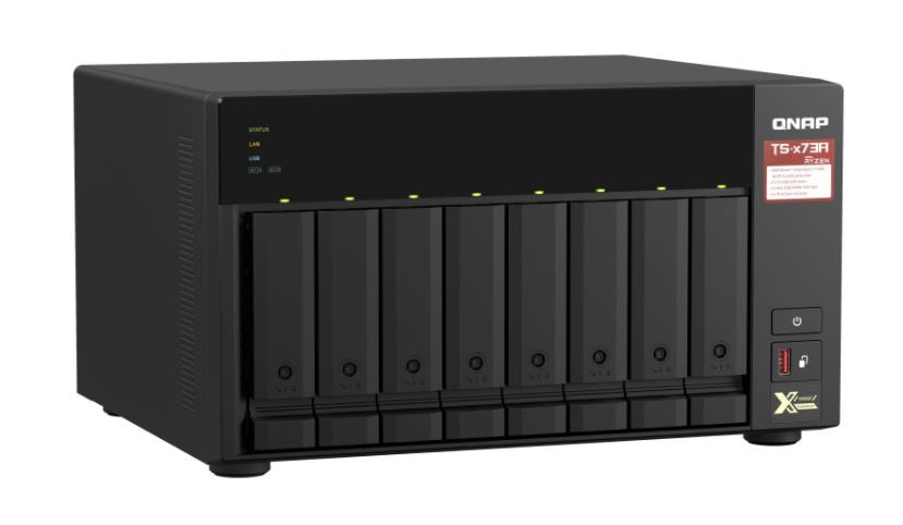 Server NAS TS-873A-8G AMD Ryzen V1500B 2.2GHz 8GB RAM
