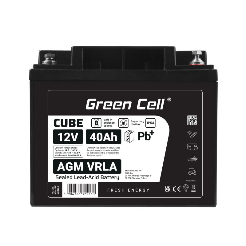 Baterie AGM VRLA 12V 40Ah IP54