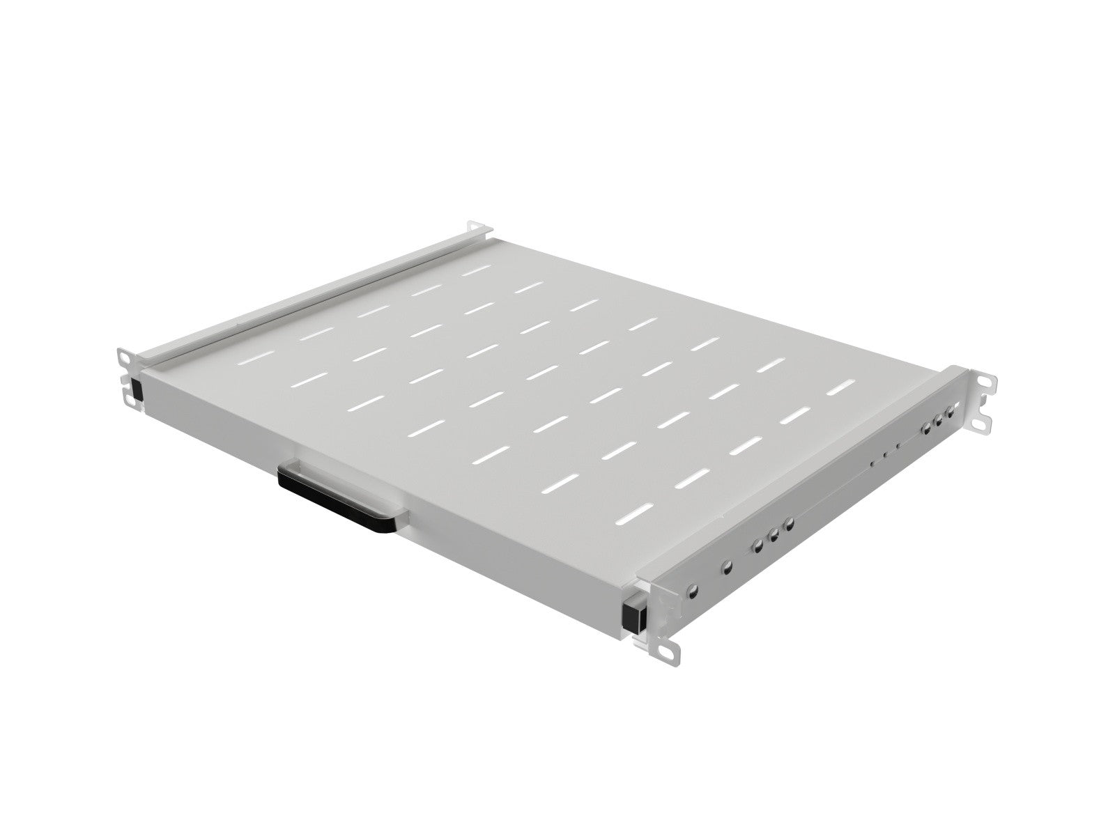 Raft glisant pentru dulapuri rack de 19 inch, 350 mm, gri