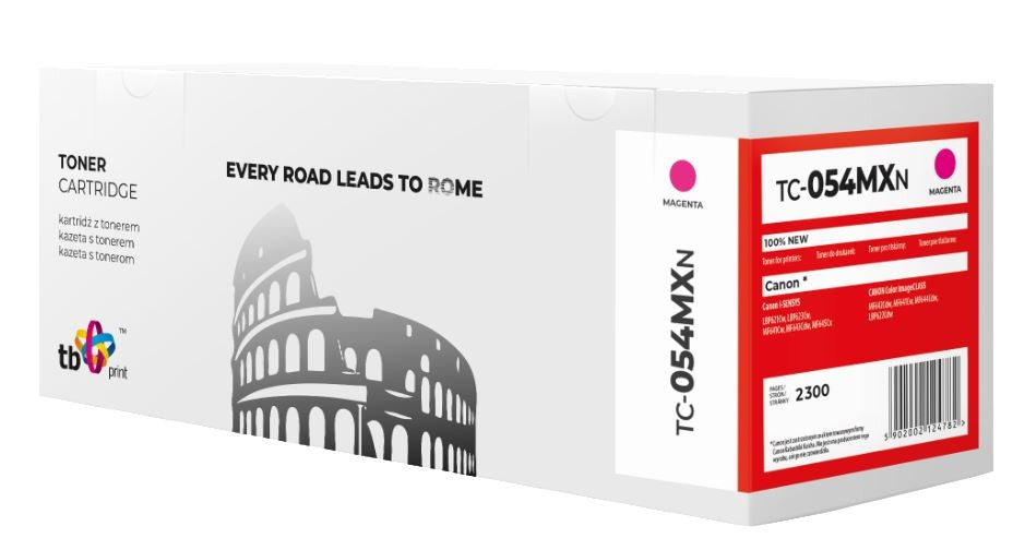 Toner pentru Canon LBP 620C 054H TC-054MXN magenta 100% nou