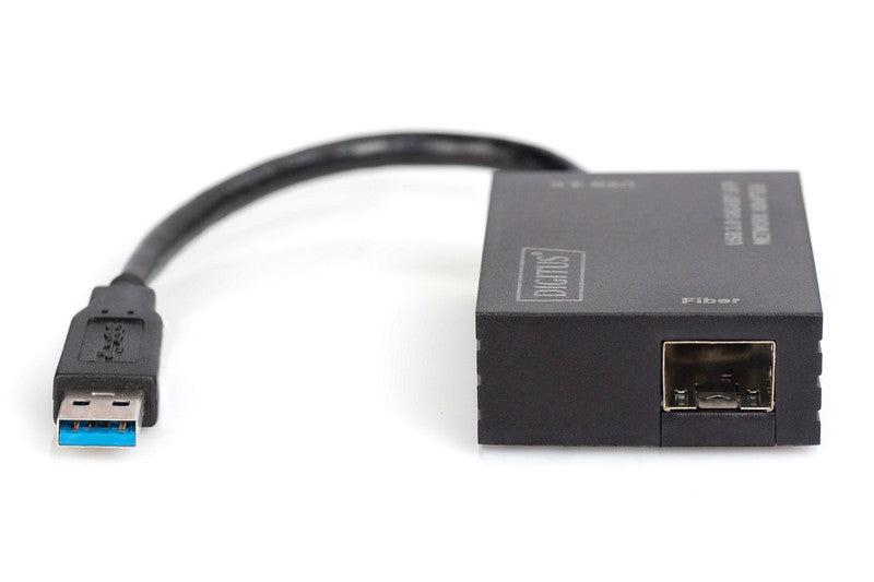Adaptor de rețea cu fibră optică USB 3.0 A la RJ45 Gigabit SFP Ethernet 1 Gbps Chipset RTL8153