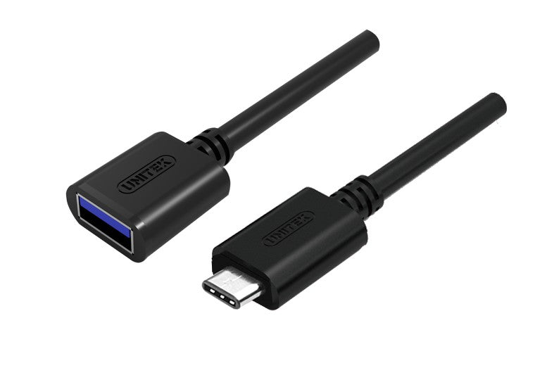 Adaptor USB TYP-C DO USB AF 0,15m; Y-C476BK
