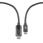 Cablu USB C - USB C 1m cu indicator LED pentru puterea de încărcare (100W)